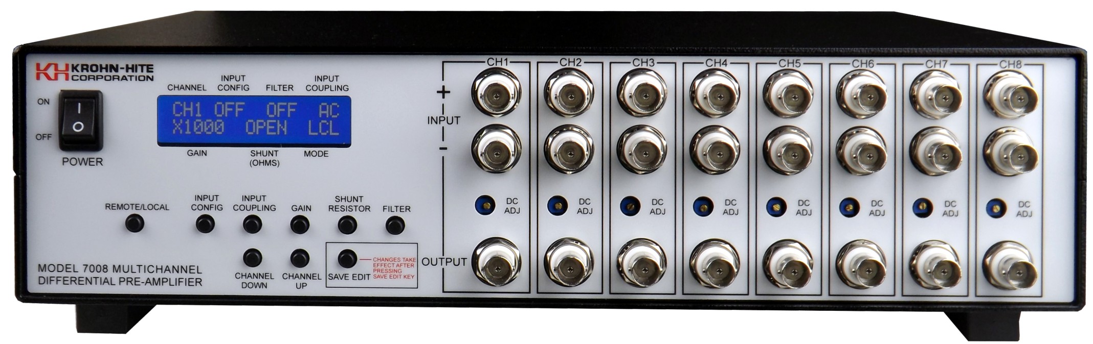 Krohn-Hite 7602M Low Noise Preamplifiers