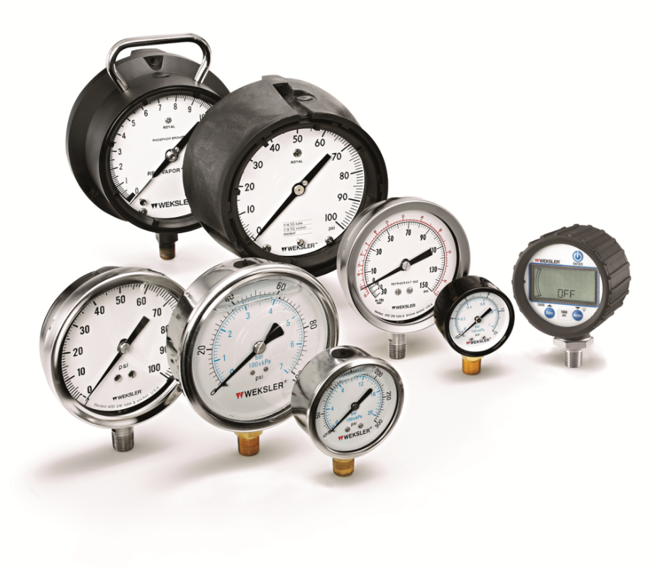 weksler WDG4251LPE4L Pressure Gauges 