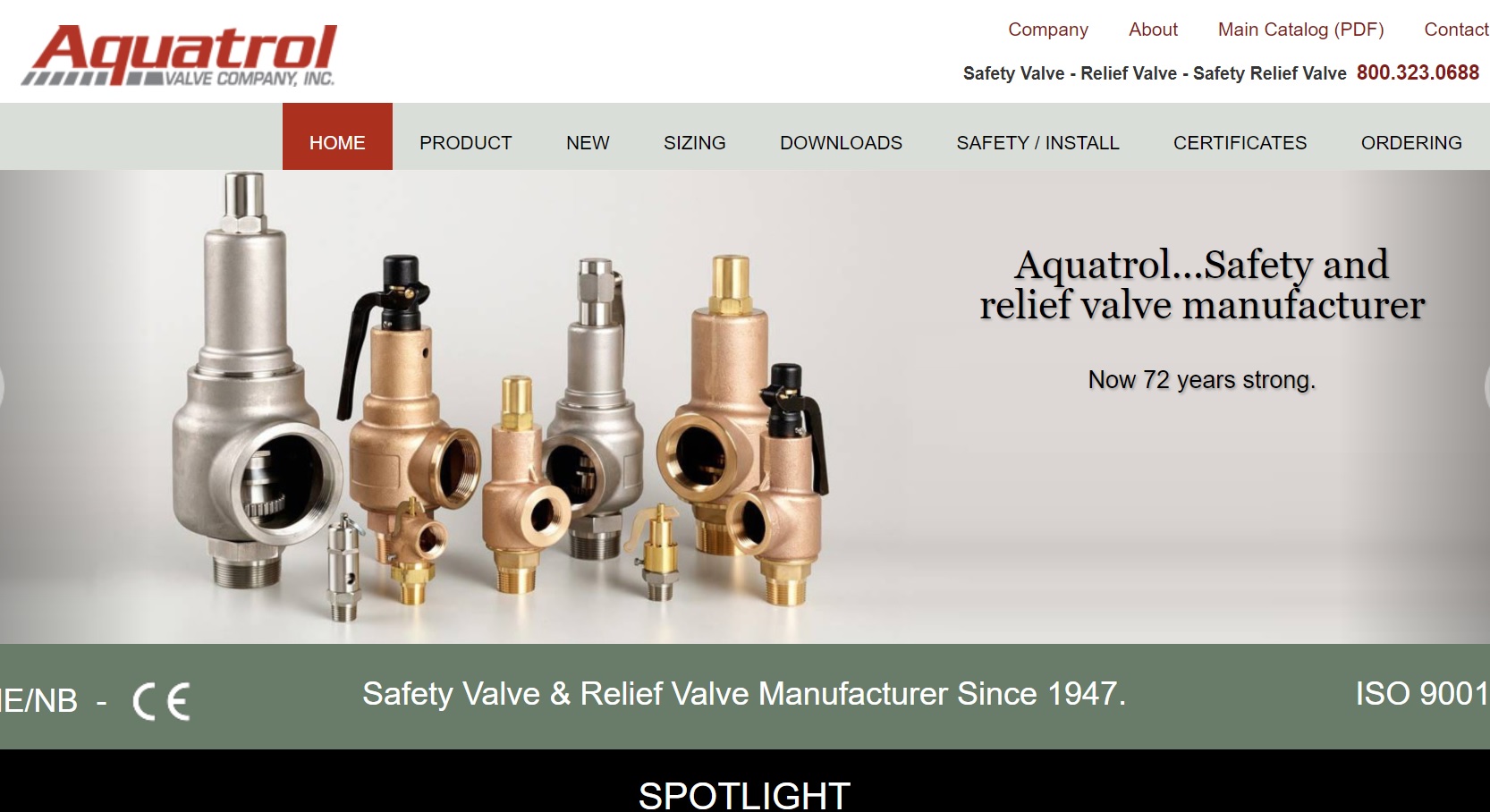 Aquatrol Series 740 valve