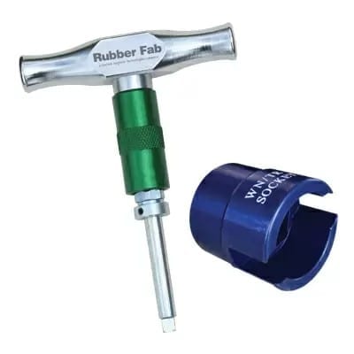 rubberfab TR-40-TEE-CP with WN/TR-Socket Nut Socket