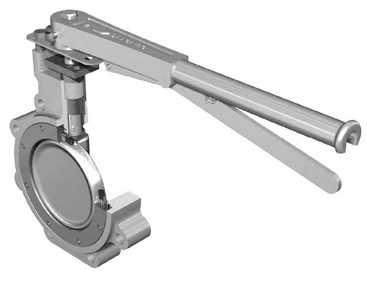 WKM 03-B5 310-03-S02-15/00 Double-Offset Butterfly valve