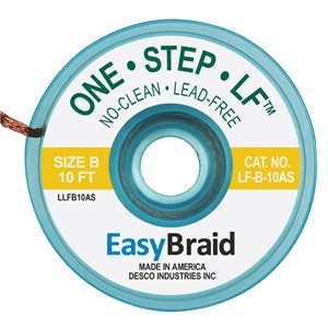 EasyBraid  LF-B-10AS (.050" W - No-Clean, Lead-Free) Lead-Free 