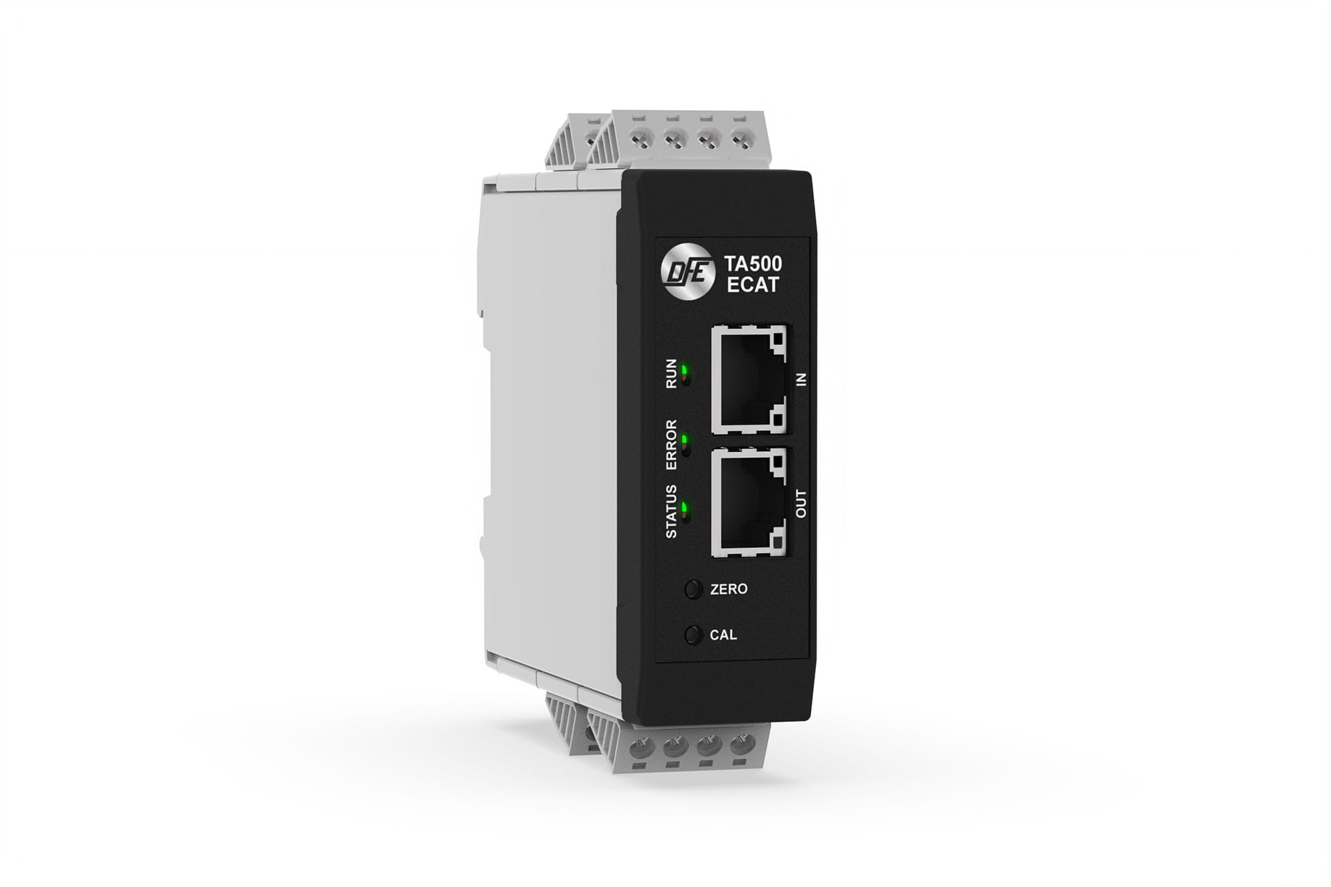 DFE  Dover Flexo Electronics TA500-ECAT Tension Load Cell Amplifier / Signal Conditioner