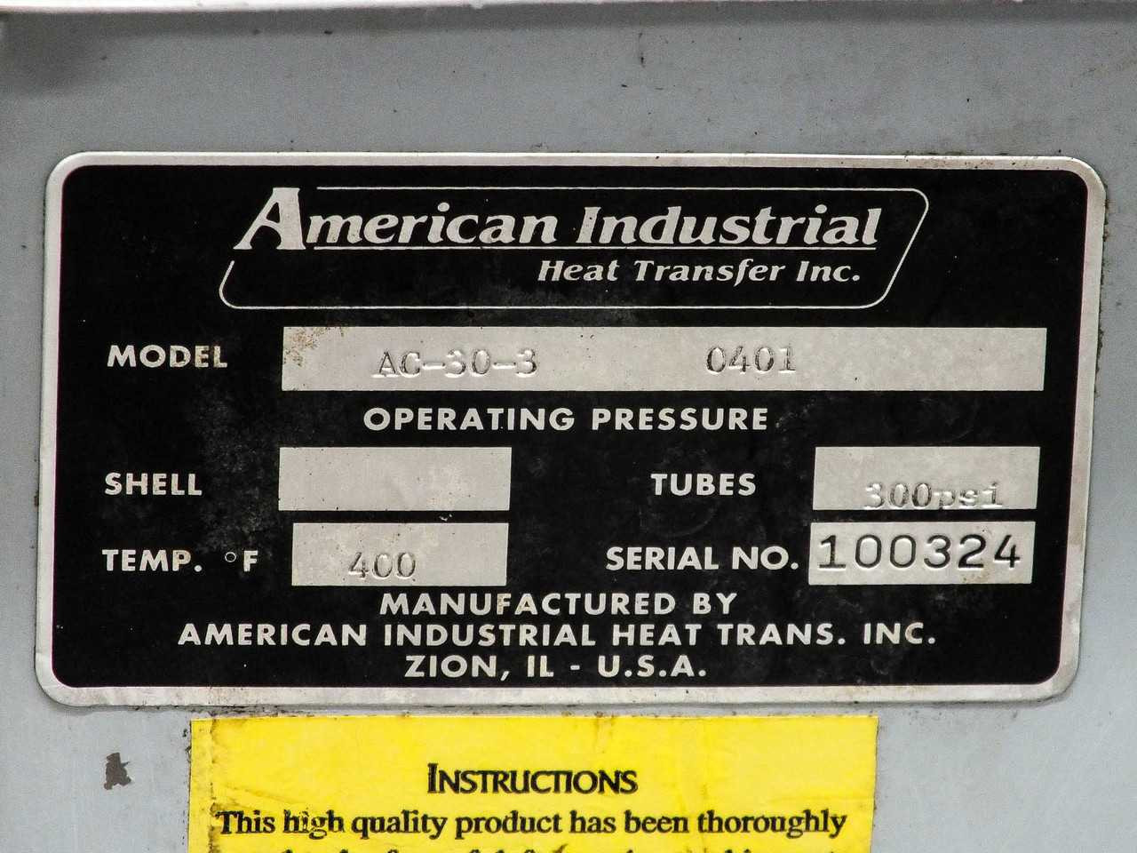 americanindustrialheattransfer AOCHM-25-9-R65-2P heattransfer