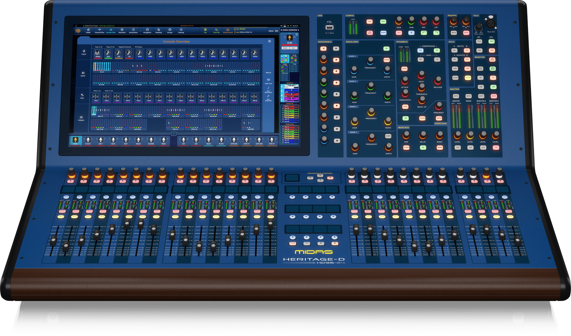 midasconsoles HD96-24-CC-IP Live Digital Console Control Centre